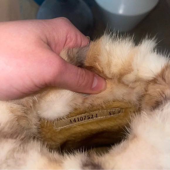 Stuart Weitzman Blizzard Genuine Mink and Suede Boots Cottagecore Prarie Sz 5.5 - Picture 11 of 11